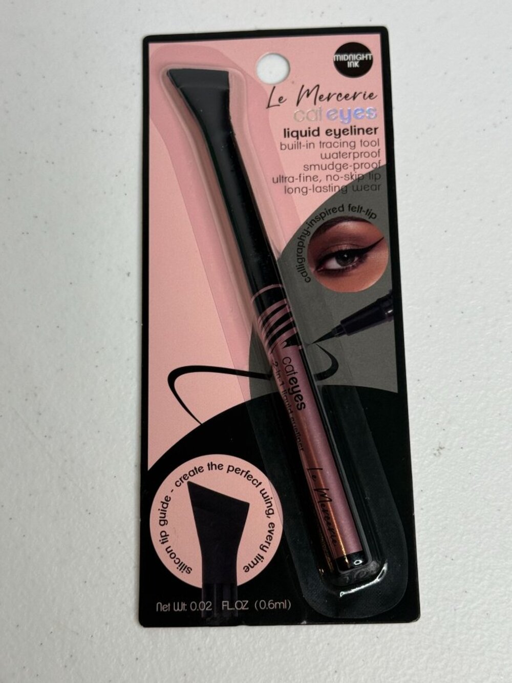 Le Mercerie Cat Eyes Midnight Ink Black Waterproof Liquid Eyeliner Glam